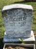 Headstone - Hugh Louis McIver, his wife Caroline McGuigan, and son St. Clair.