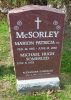 Headstone - Marion and Alexander McSorley, with their son Michael