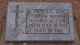 Headstone - Sister Mary McCarville