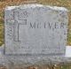 Headstone - Eugene and Frances McIver