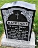 Headstone - Hugh and Eileen Mackenzie, and their daughter, Sharon