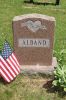 Headstone (back) - Judith and Andrew Alband