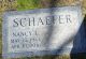 Headstone - Nancy Lee (McIver) Schaefer